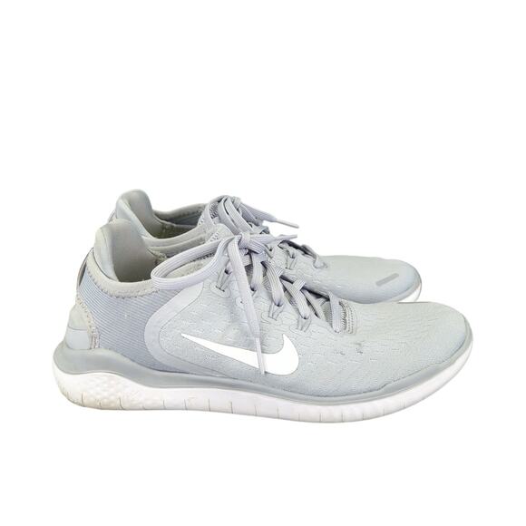 Nike Free Run 2018 Running Shoes 942837‎ Gray Sneakers Women's Size 7.5 - Picture 1 of 8